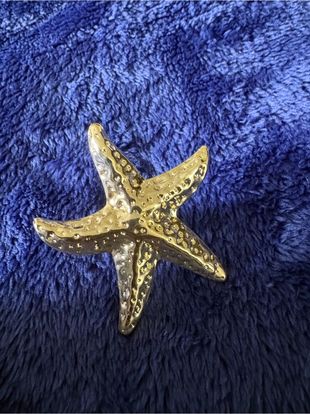 Gold Starfish Statement Ring - Women